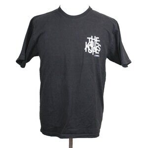 The Kooples T Shirt Mens Large Black Logo Heavyweight Cotton Tee "What Is"